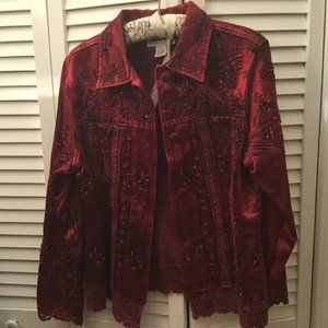 Flashback, Hobo style dark Red woven, size M